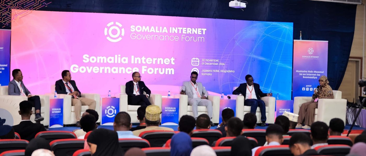 Panel discussion on stage — SIGF 2024