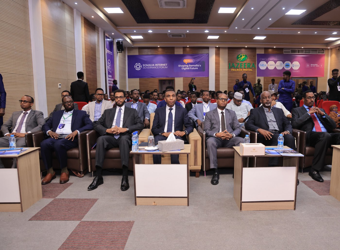 High-level panel discussion on stage — SIGF 2025