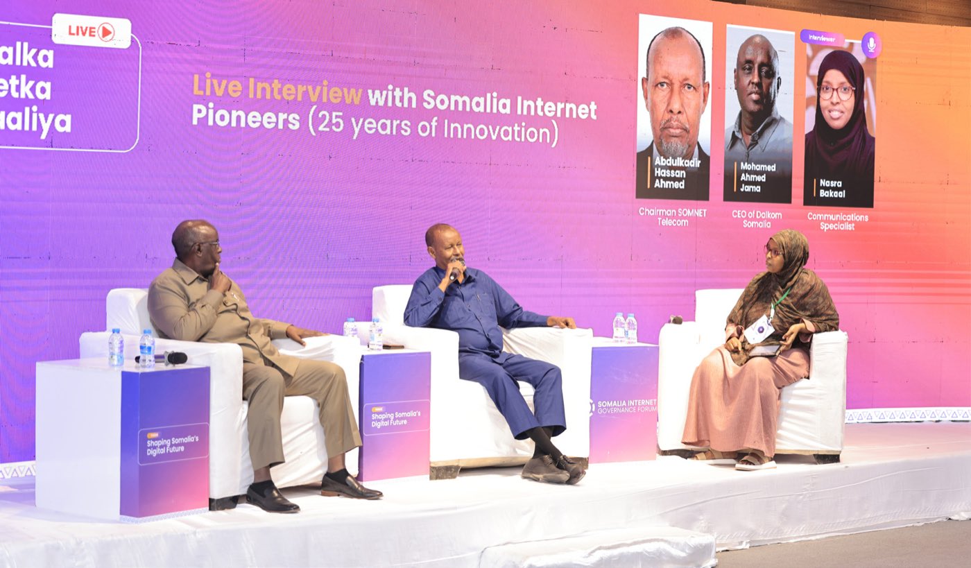 Live interview with Somalia's internet pioneers — SIGF 2025