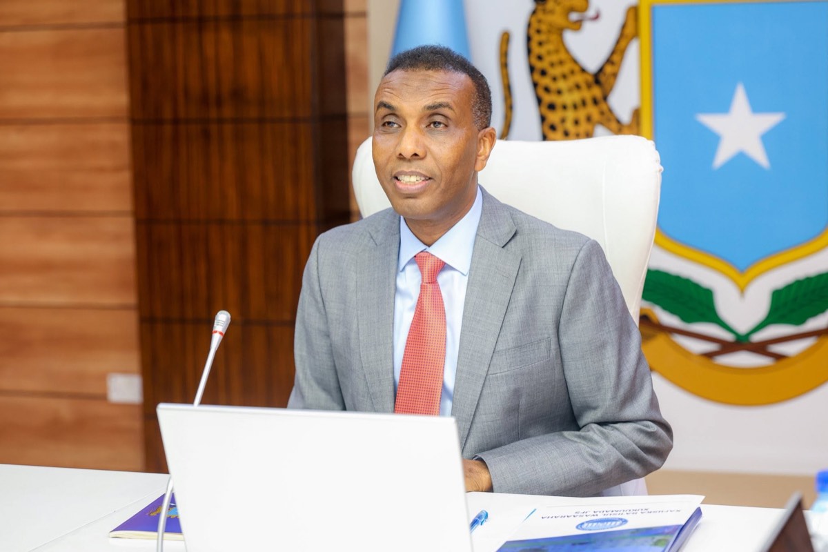 Portrait of H.E. Hamza Abdi Barre